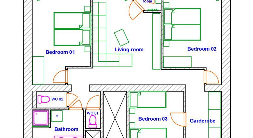 杰尔Nador Apartman公寓 客房 照片