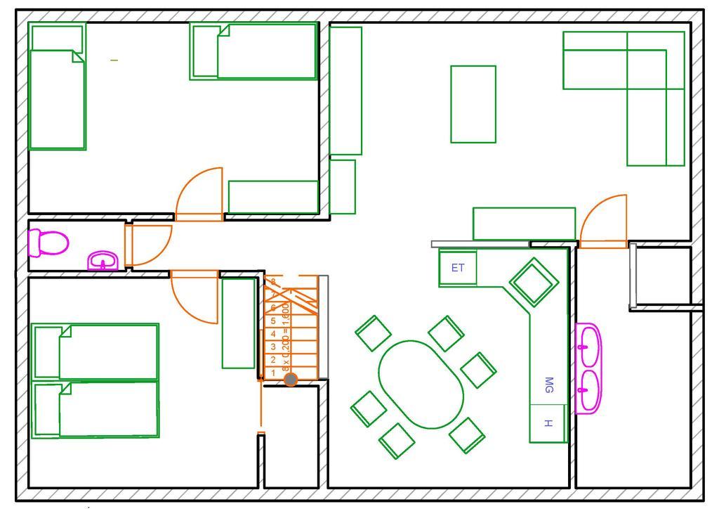 杰尔Nador Apartman公寓 客房 照片